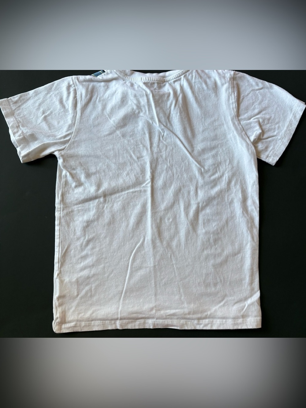 Stella McCartney Kids White Tee with Blue Bow Tie & Suspenders - Picture 3 of 8